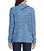 Allison Daley Long Sleeve Cowl Neck Rib Trim Sweater - Image 2