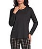 Allison Daley Long Sleeve Crew Neck Knit Top - Image 5