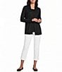 Allison Daley Long Sleeve Open-Front Cardigan - Image 3