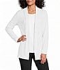 Allison Daley Long Sleeve Open-Front Cardigan - Image 5