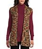 Allison Daley Petite Pine Grove Sleevless Open Front Sweater Vest, Color:Pine Grove - Image 1