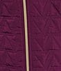 Allison Daley Petite Size Chevron Quilted Sleeveless Two-Way Zip Front Vest - Image 4