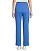 Color:Campanula - Image 2 - Petite Size Coordinating Straight Leg Pull-On Pant