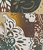 Allison Daley Petite Size Patchwork Print 3/4 Sleeve V-Neck Embellished Top - Image 4