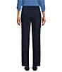 Color:True Navy - Image 2 - Petite Size Stretch Pull-On Straight Leg Pants