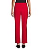 Allison Daley Petite Size Straight Leg Pull-On Ponte Pants - Image 2