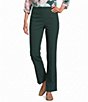 Allison Daley Petite Size Straight Leg Pull-On Ponte Pants - Image 1