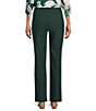 Allison Daley Petite Size Straight Leg Pull-On Ponte Pants - Image 2