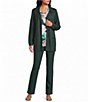 Allison Daley Petite Size Straight Leg Pull-On Ponte Pants - Image 3