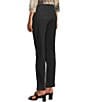 Allison Daley Petite Size Straight Leg Stretch Denim Elastic Waist Pull-On Embellished Pants - Image 4