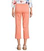 Allison Daley Petite Size Stretch Pull-On Straight Leg Crop Pants - Image 2