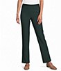 Allison Daley Petite Size Stretch Pull On Straight Leg Pants - Image 4