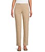 Allison Daley Petite Size Stretch Pull-On Straight Leg Pants - Image 1