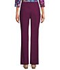 Allison Daley Petite Size Stretch Pull-On Straight Leg Pants - Image 2
