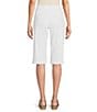 Color:White - Image 2 - Petite Size Tech Stretch Pull-On Skimmer Pants