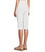 Color:White - Image 4 - Petite Size Tech Stretch Pull-On Skimmer Pants