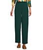 Allison Daley Pine Grove Pull-On Straight Leg Pants, Color:Pine Grove - Image 1