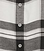 Allison Daley Plaid Long Sleeve Button Front Point Collar Top - Image 4