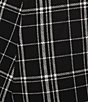 Allison Daley Plus Plaid Straight Let Pull-On Ponte Pants - Image 4