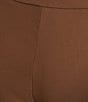 Allison Daley Plus Size Brown Tiramisu Stretch Pull On Straight Leg Pants - Image 4