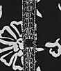 Allison Daley Plus Size Floral Print 3/4 Flounce Sleeve Button Front Point Collar Top - Image 6
