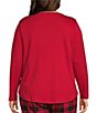 Allison Daley Plus Size Long Sleeve Crew Neck Knit Top - Image 2