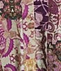 Allison Daley Plus Size Patchwork Long Sleeve Point Collar Button Front Top - Image 4