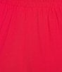 Allison Daley Plus Size Pomegranate Linen Blend Pull-On Capri Pants, Color:Pomegranate - Image 4