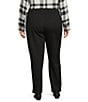 Allison Daley Plus Size Straight Leg Pull-On Ponte Pants - Image 2