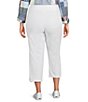 Allison Daley Plus Size Stretch Pull-On Straight Leg Crop Pants - Image 2
