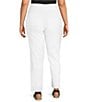 Allison Daley Plus Size Stretch Pull-On Straight Leg Pants - Image 2