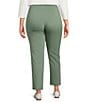 Allison Daley Plus Size Stretch Pull-On Straight Leg Pants - Image 2