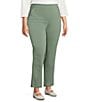 Allison Daley Plus Size Stretch Pull-On Straight Leg Pants - Image 4