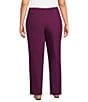 Allison Daley Plus Size Stretch Pull-On Straight Leg Pants - Image 2