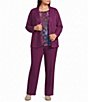 Allison Daley Plus Size Stretch Pull-On Straight Leg Pants - Image 3