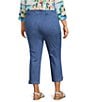 Allison Daley Plus Stretch Denim Pull-On Straight Leg Crop Pants - Image 4