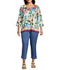 Allison Daley Plus Stretch Denim Pull-On Straight Leg Crop Pants - Image 5