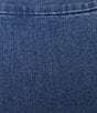 Allison Daley Plus Stretch Denim Pull-On Straight Leg Crop Pants - Image 6
