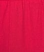 Allison Daley Pomegranate Linen Blend Pull-On Capri Pants, Color:Pomegranate - Image 4