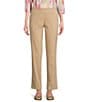 Allison Daley Stretch Pull-On Straight Leg Pants, Color:True Tan - Image 1