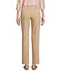 Allison Daley Stretch Pull-On Straight Leg Pants, Color:True Tan - Image 2