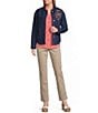 Allison Daley Straight Leg Pull-On Chino Pants - Image 5