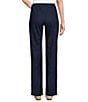 Allison Daley Straight Leg Stretch Denim Elastic Waist Pull-On Pants - Image 2