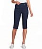 Allison Daley Stretch Denim Pull-On Skimmer Pants - Image 1