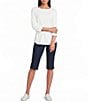 Allison Daley Stretch Denim Pull-On Skimmer Pants - Image 5