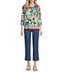 Allison Daley Stretch Denim Pull-On Straight Leg Crop Pants - Image 4