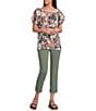 Allison Daley Stretch Pull-On Straight Leg Crop Pants - Image 5