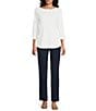 Allison Daley Stretch Pull-On Straight Leg Pants - Image 3