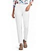 Allison Daley Stretch Pull-On Straight Leg Pants - Image 1