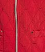 Allison Daley Tango Red Trapunto Quilted Sleeveless Two-Way Zip-Up Vest, Color:Tango Red - Image 5